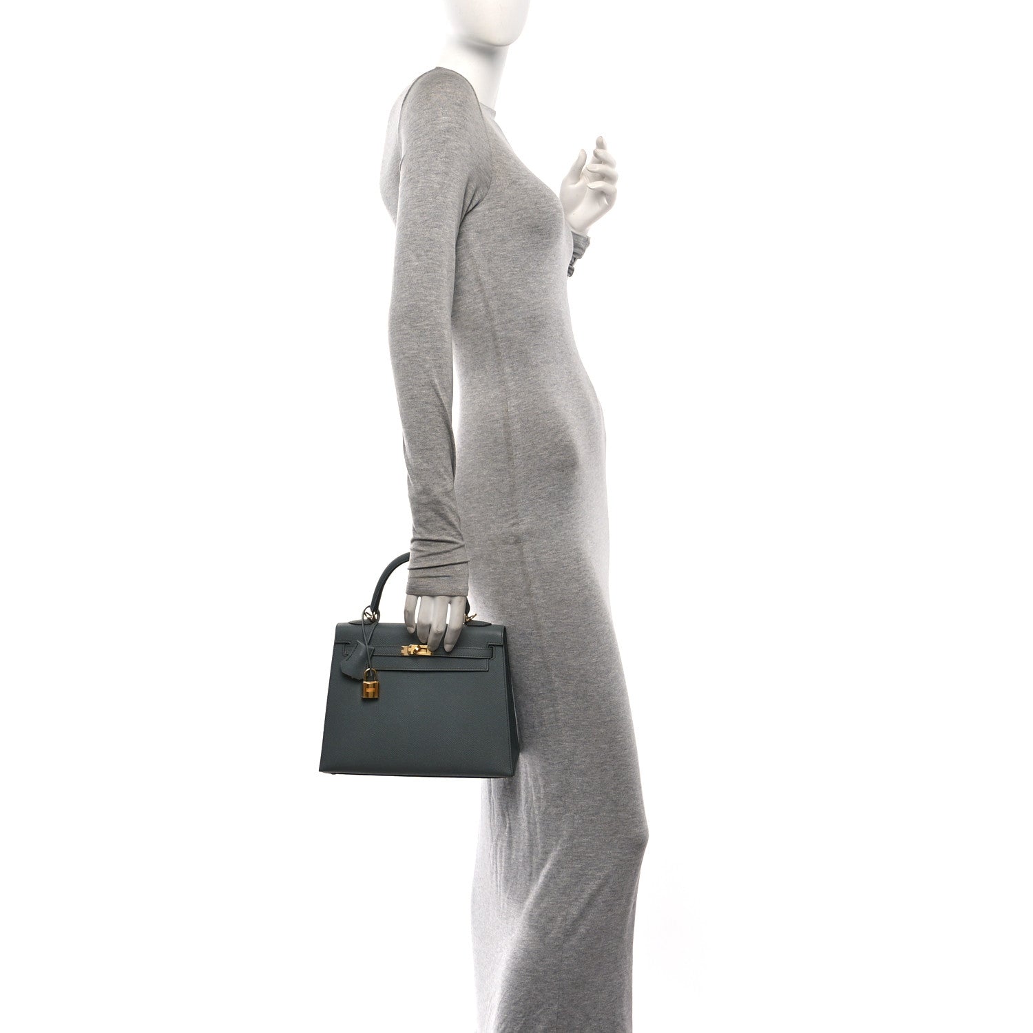 Hermes Epsom Kelly Sellier 25 Vert Amande 2 of 10
