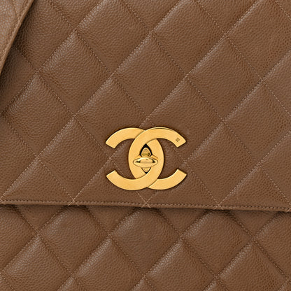 Chanel Caviar Quilted Small Single Flap Brown 8 of 10