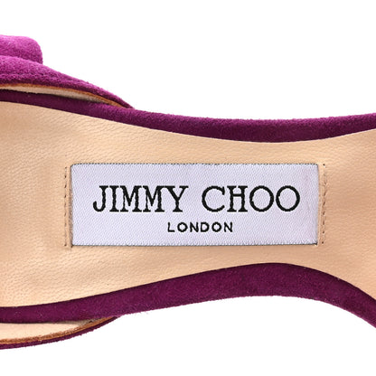 Jimmy Choo Suede Kerry 100 Sandals 37 Madeline 8 of 8
