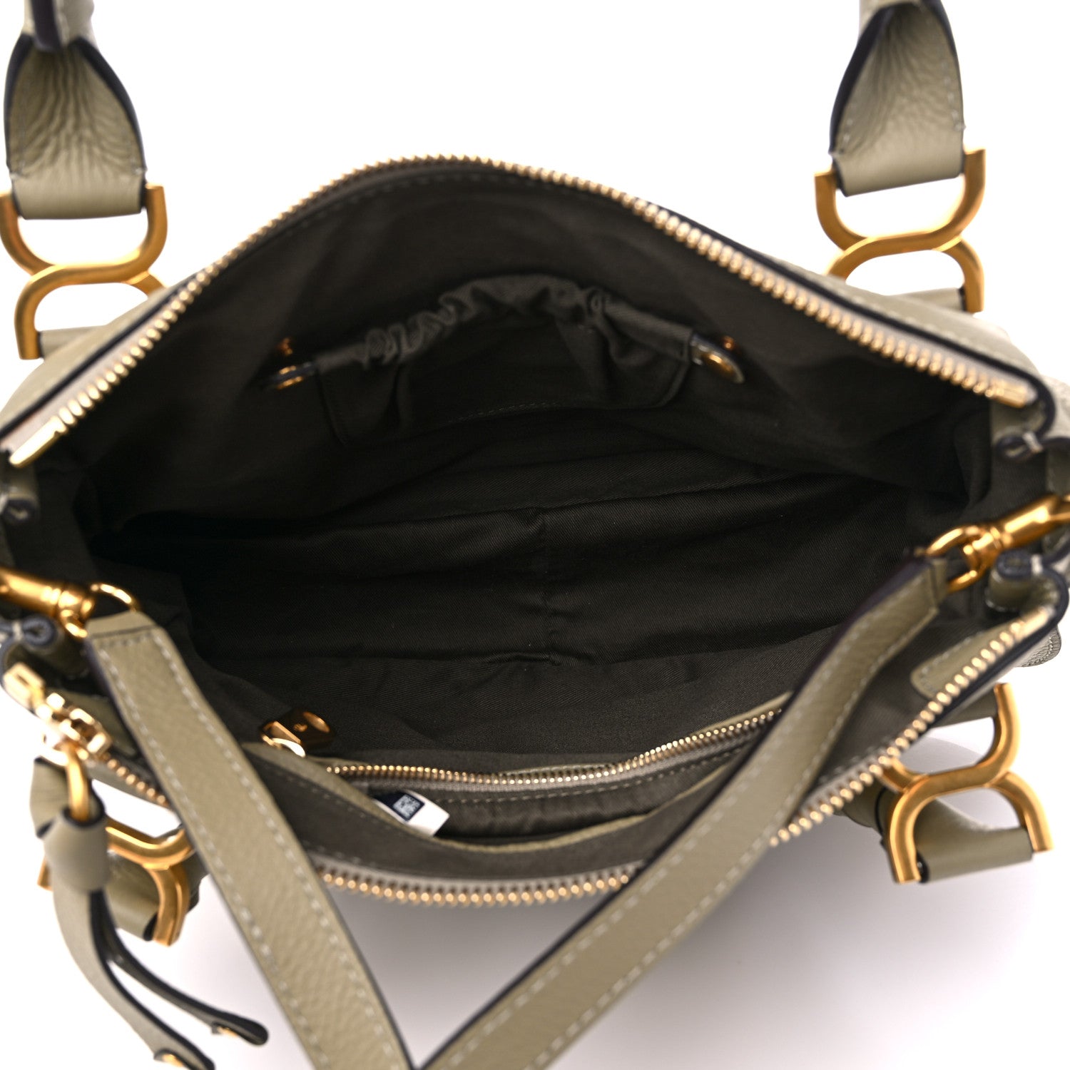 Chloe Calfskin Medium Marcie Satchel Baobab Green 5 of 9