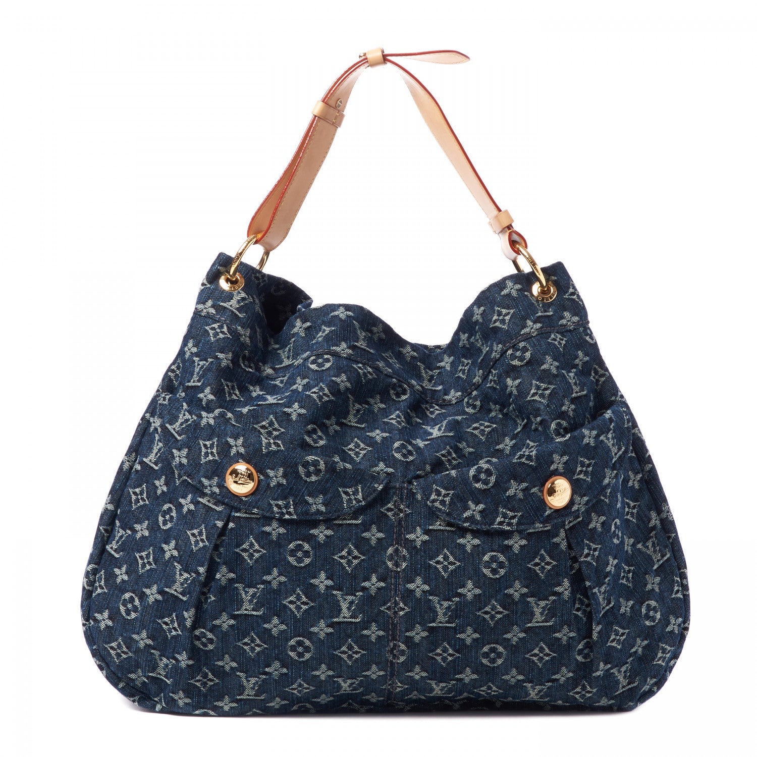 Louis Vuitton Denim Daily GM Gris Blue 1 of 8