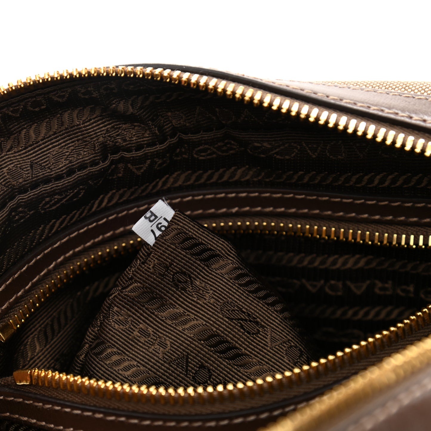 Jacquard Logo Camera Bag Corda Bruciato