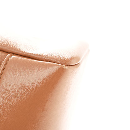 Chanel Shiny Crumpled Calfskin Quilted 31 Shopping Bag Dark Beige 13 of 13