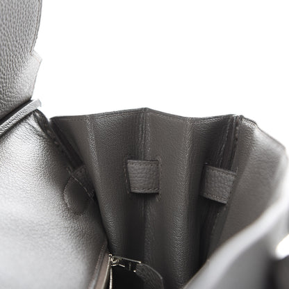 Hermes Togo Birkin 35 Etain 12 of 37