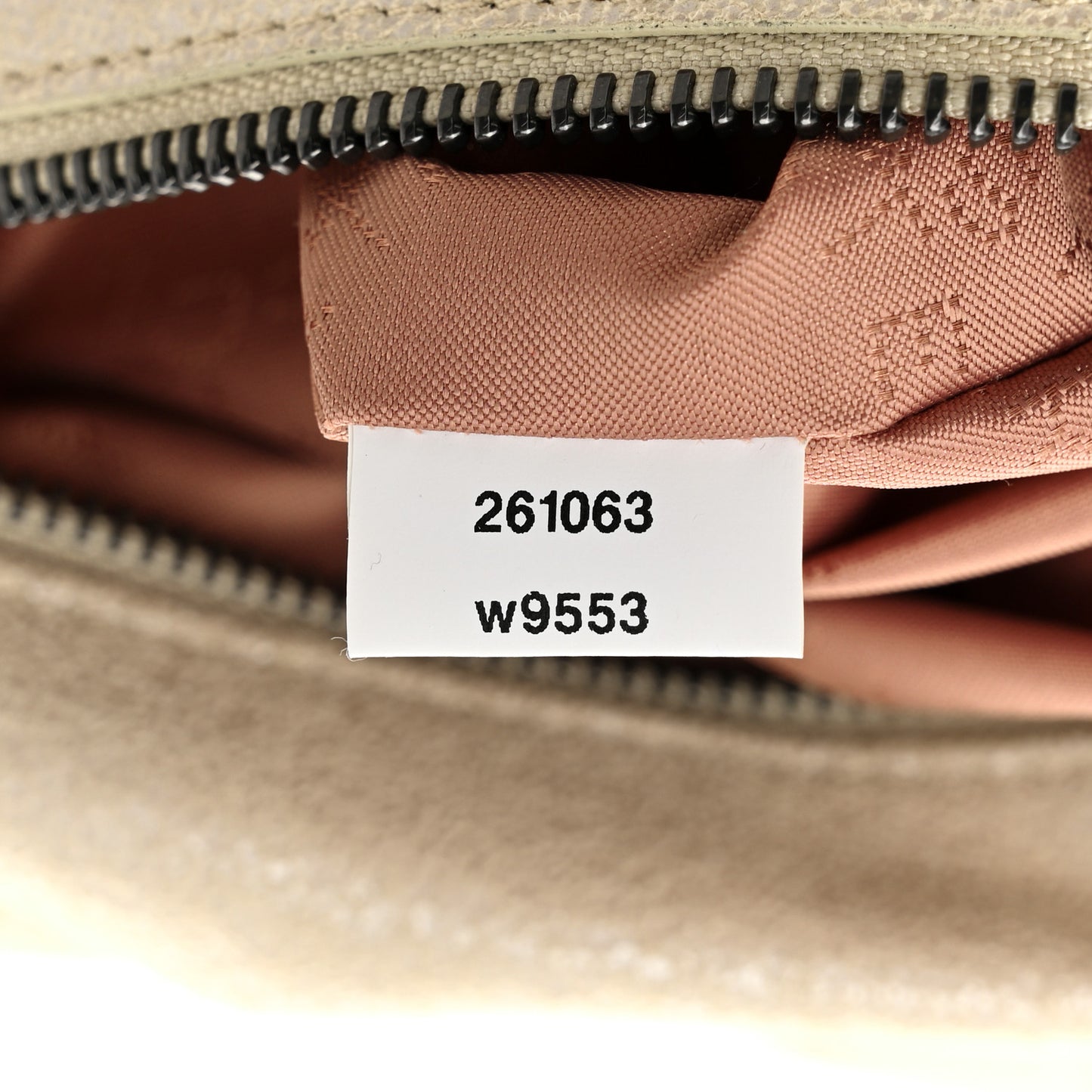 Pearlescent Shaggy Deer Small Falabella Tote Sand