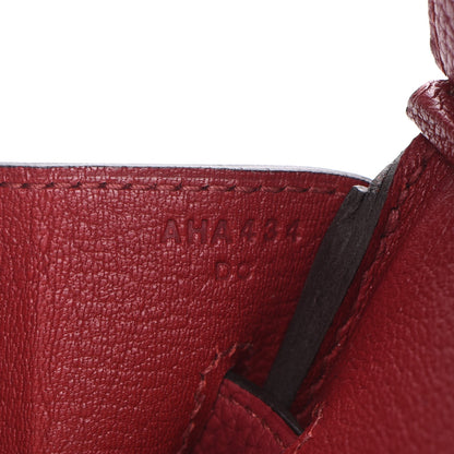 Hermes Togo Birkin 30 Rouge Grenat 18 of 26