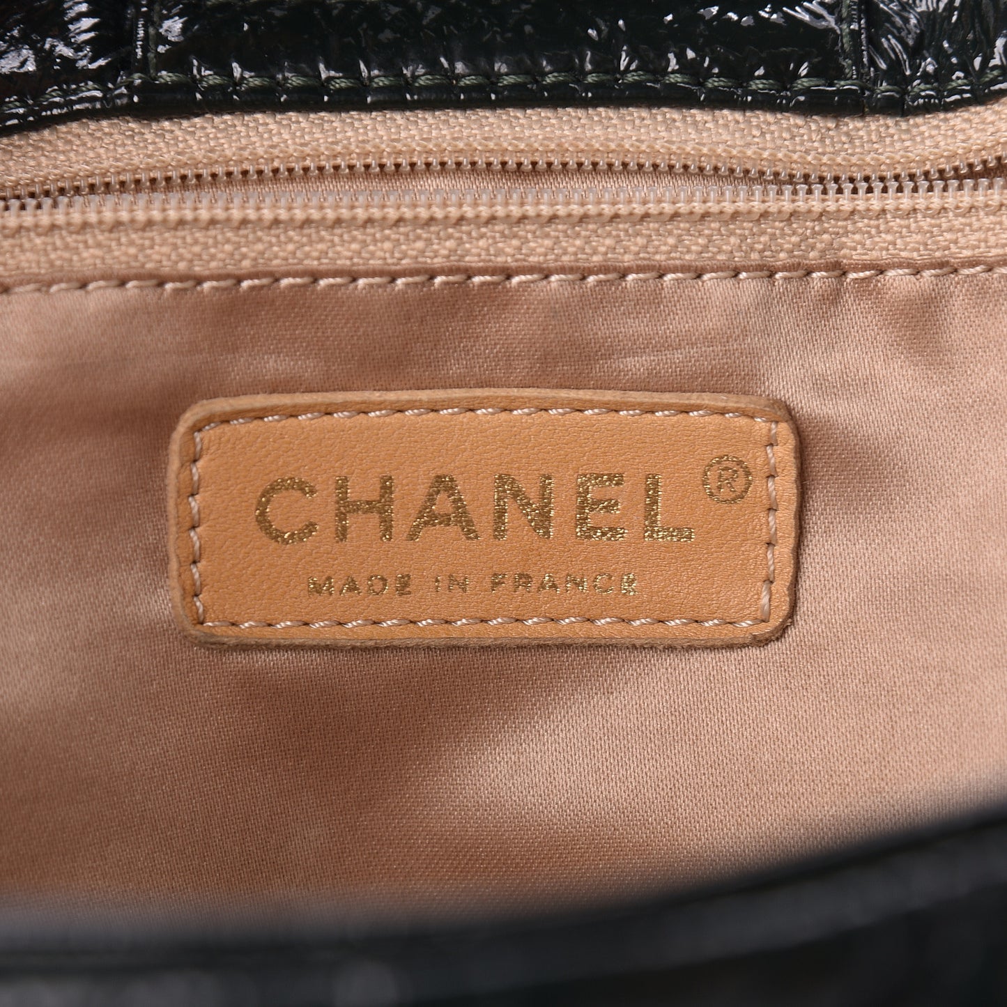Vinyl Rock and Chain XL Flap Dark Green