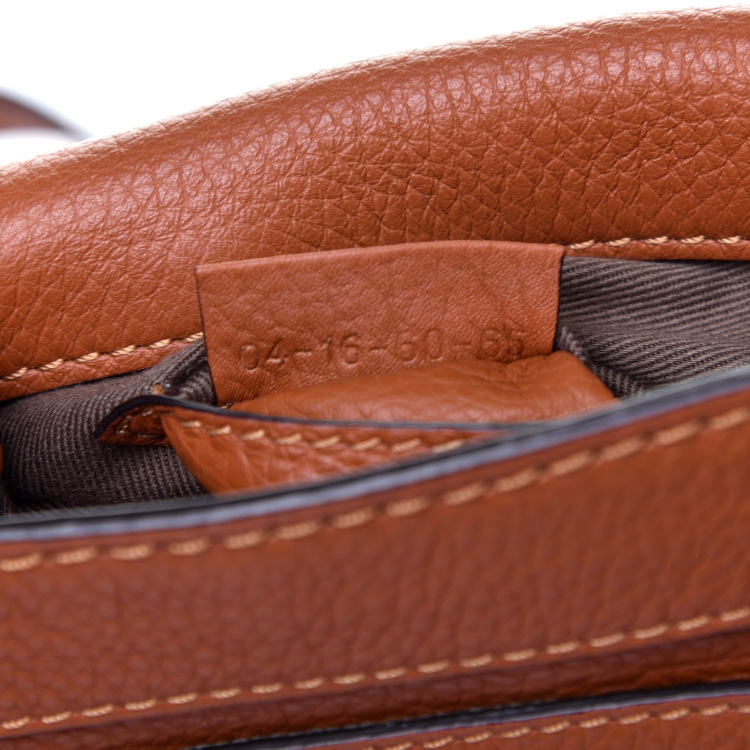 Chloe Calfskin Mini Marcie Round Crossbody Bag Tan 7 of 9