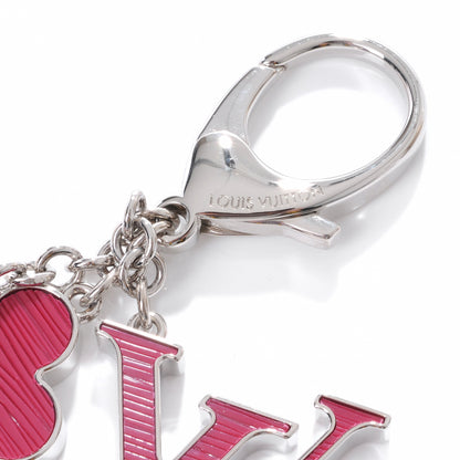 Louis Vuitton Fleur d Epi Bag Charm Fuchsia 5 of 6