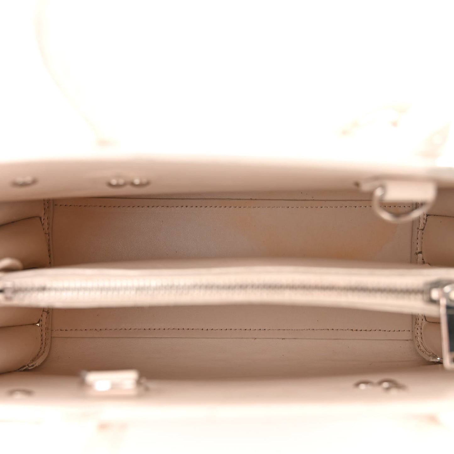 Calfskin Crocodile Embossed Baby Sac De Jour Crema Soft