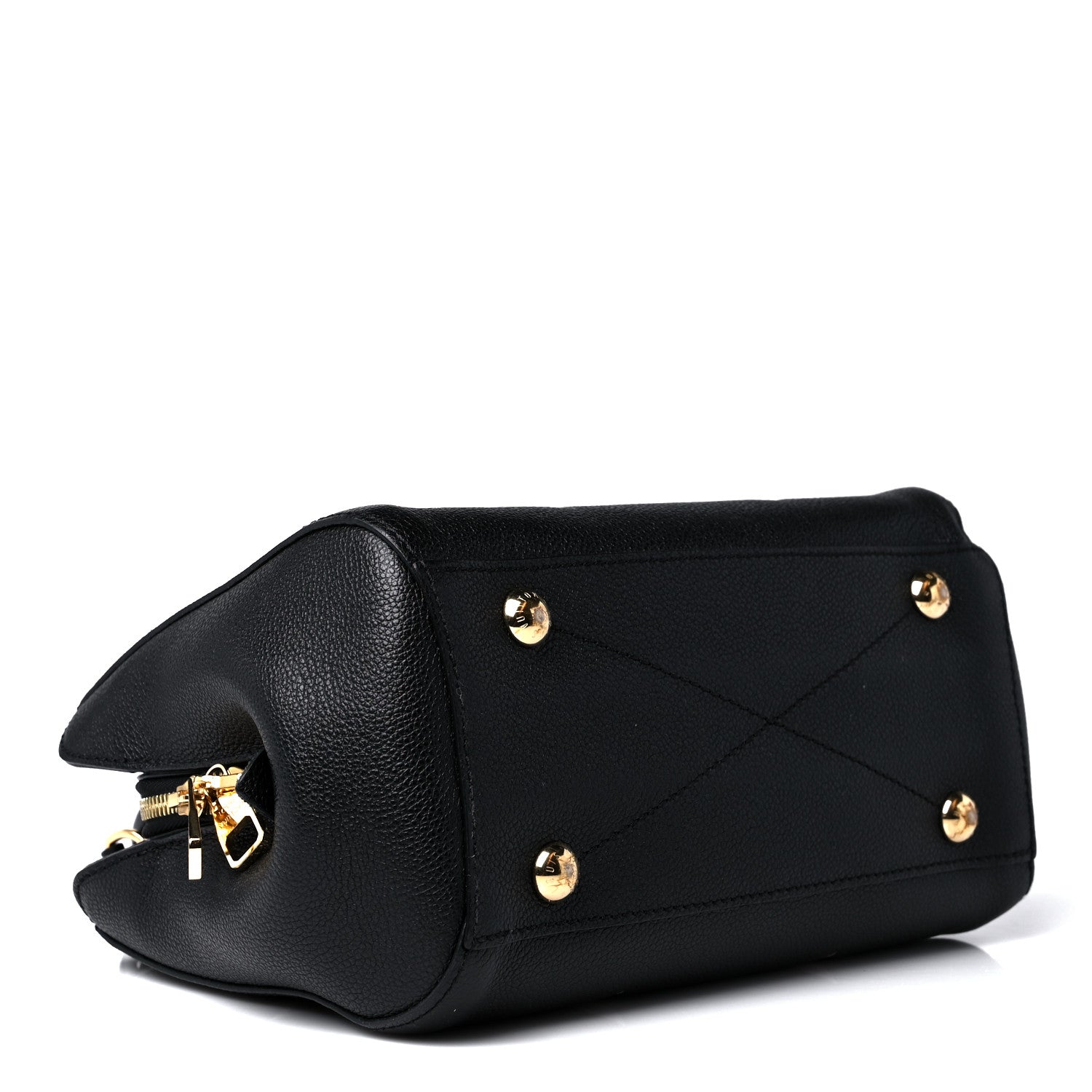 Louis Vuitton Empreinte Monogram Giant Montaigne BB Black Beige 4 of 11