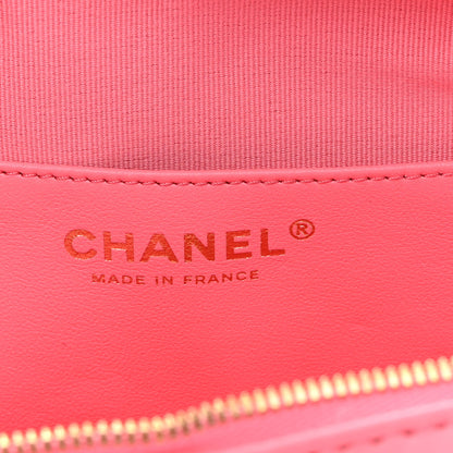 Chanel Lambskin Quilted CC In Love Heart Bag Pink 6 of 10