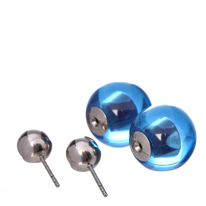Christian Dior Mise En Dior Tribal Earrings Blue 5 of 5