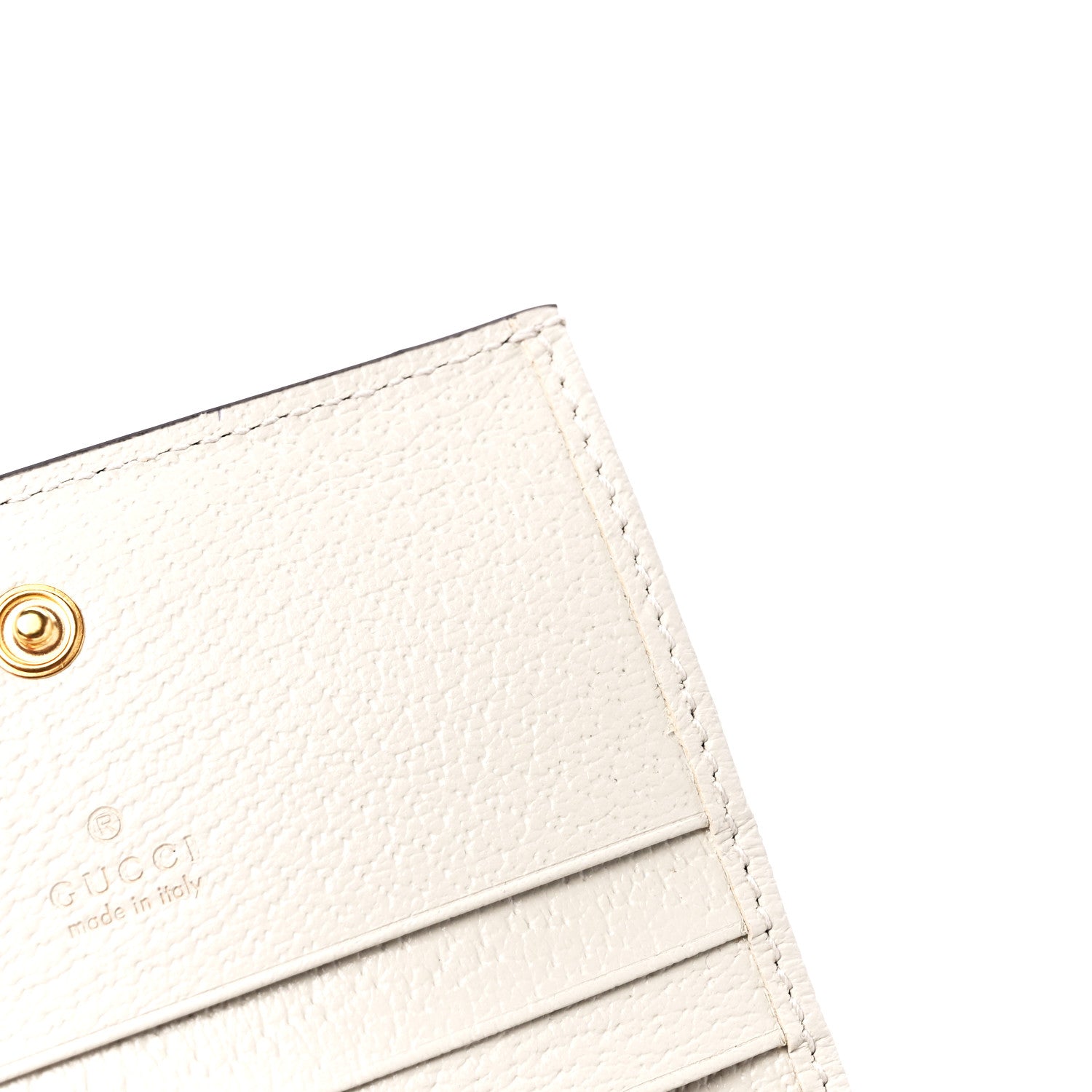 Gucci GG Supreme Monogram Textured Dollar Calfskin Web Ophidia Card Case Beige Ebony Mystic White 13 of 14