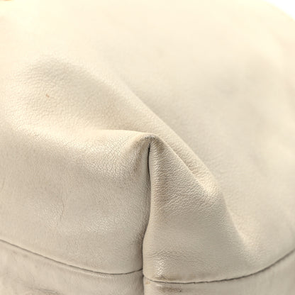 Burberry Derby Calfskin House Check Little Crush White 13 of 15