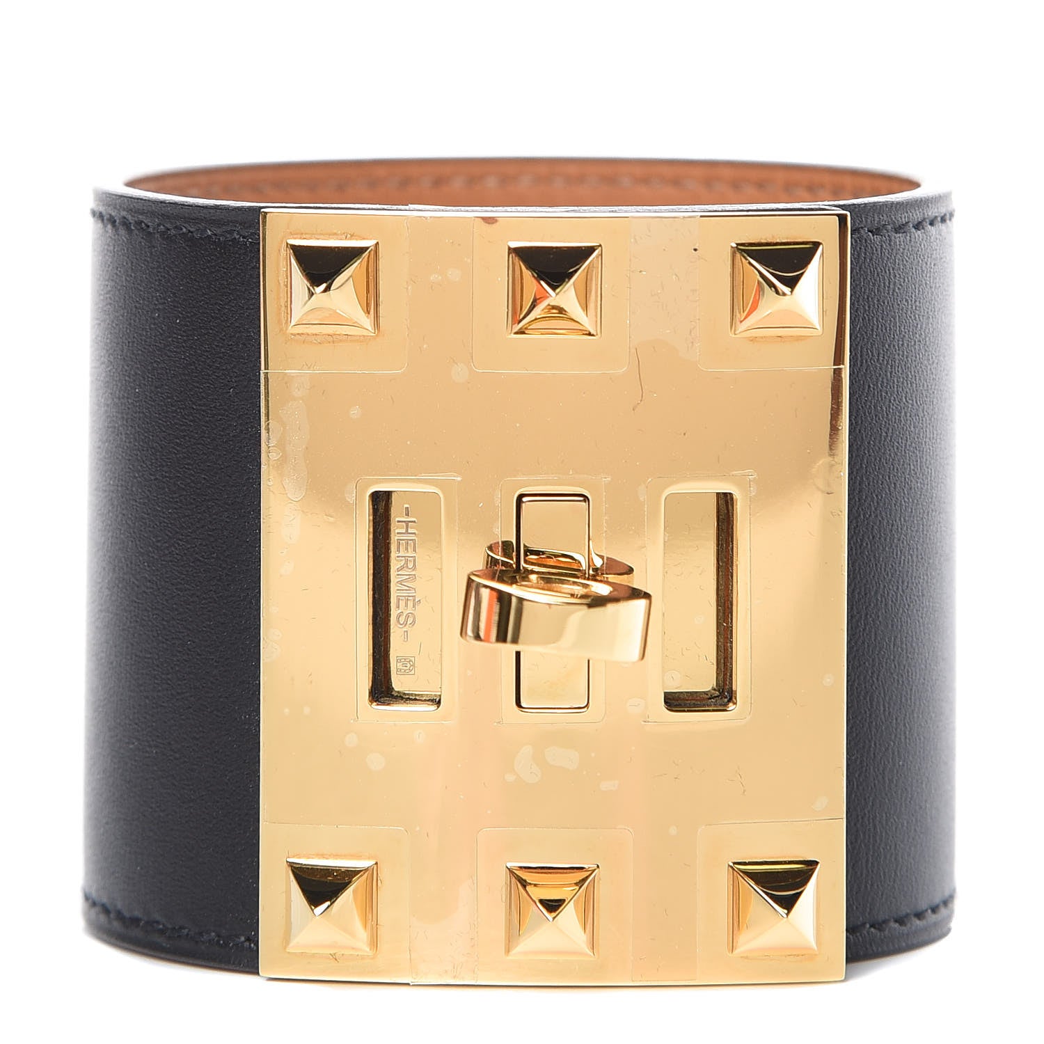 Hermes Box Kelly Dog Bracelet S Black 1 of 6
