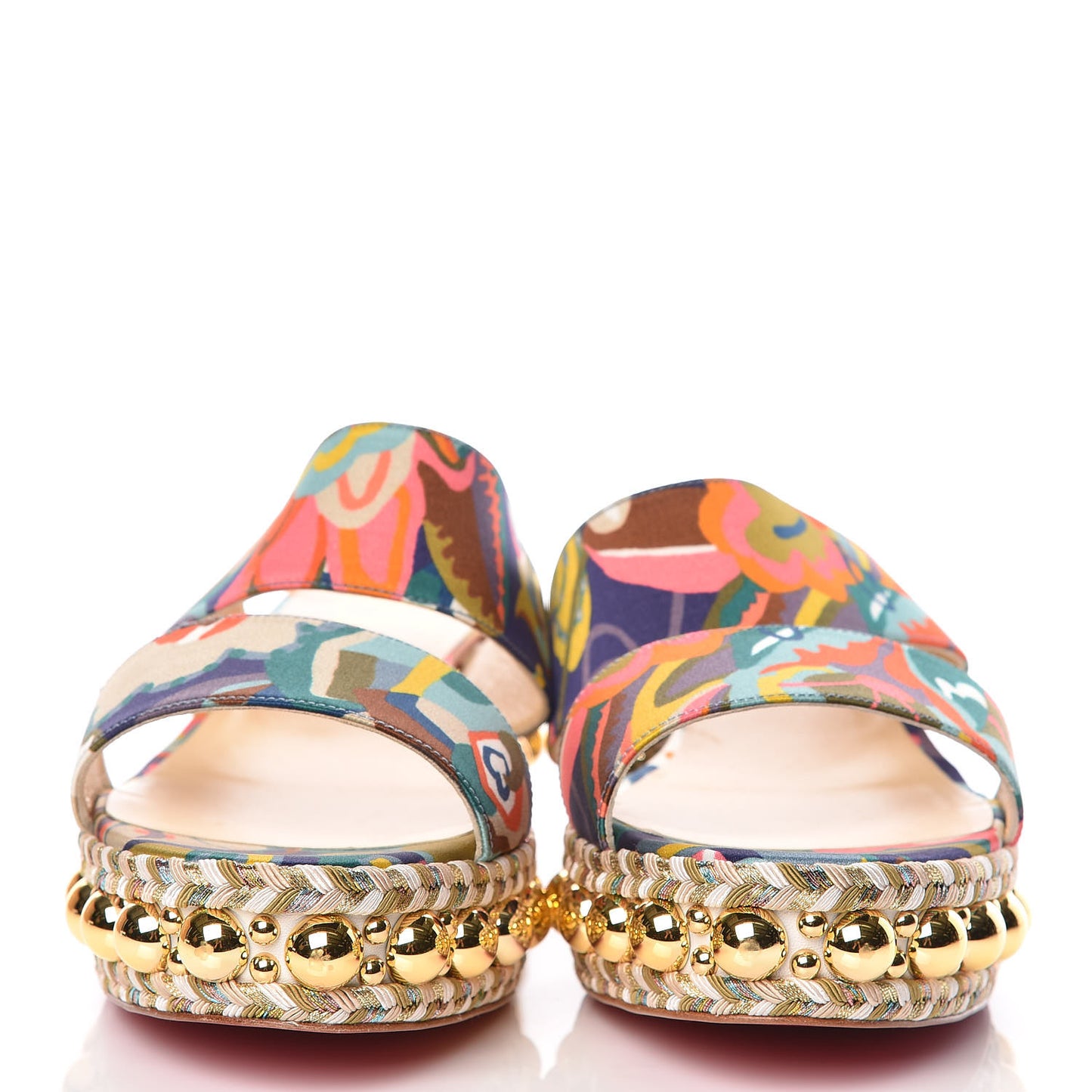 Satin Wallpaper Janitag 60 Platform Slide Sandals 40 Charlotte