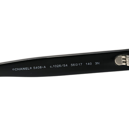 Chanel Acetate Square Sunglasses 5408-A Black 5 of 7