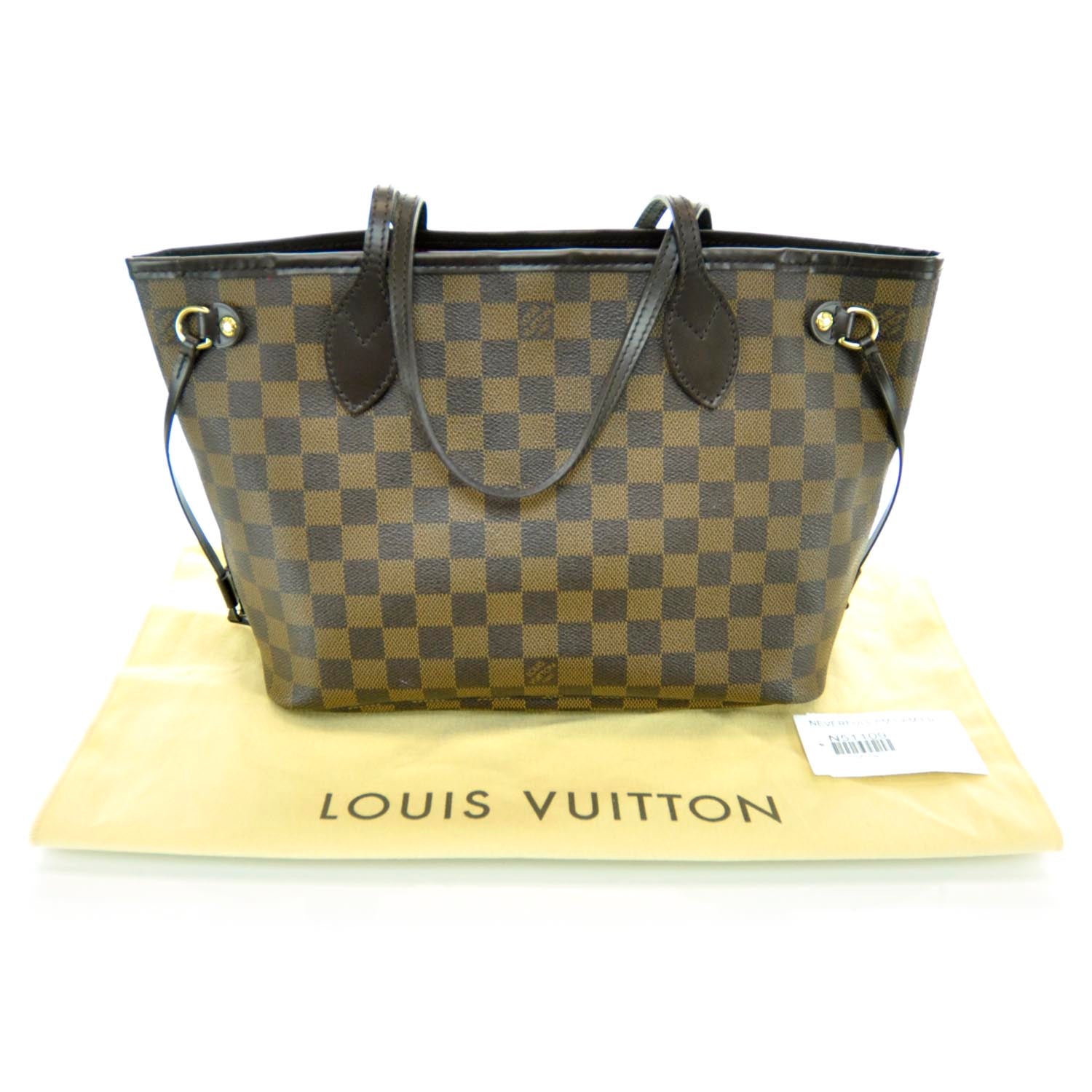 Louis Vuitton Damier Ebene Neverfull PM 3 of 10
