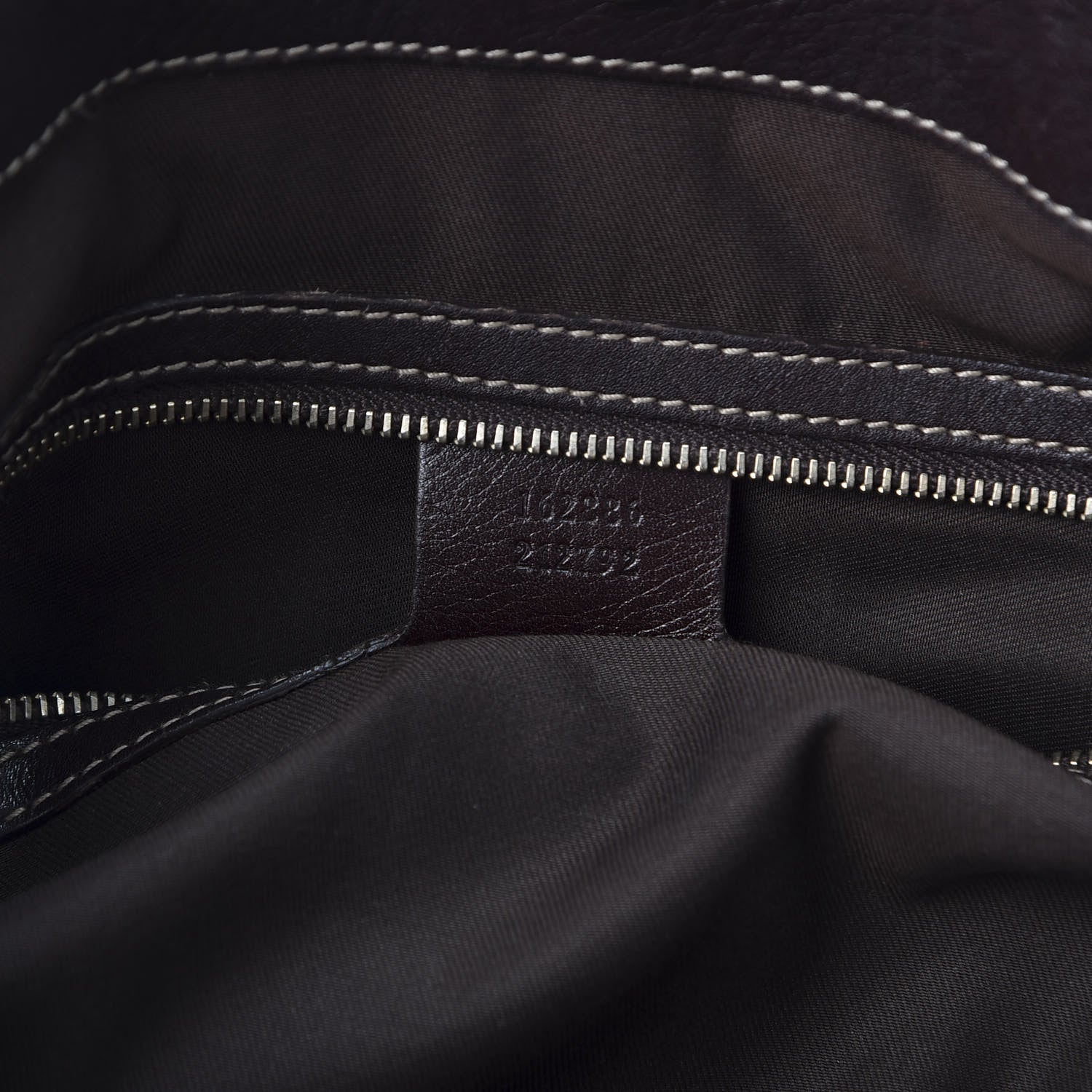 Gucci Calfskin Medium Britt Tote Dark Brown 13 of 14