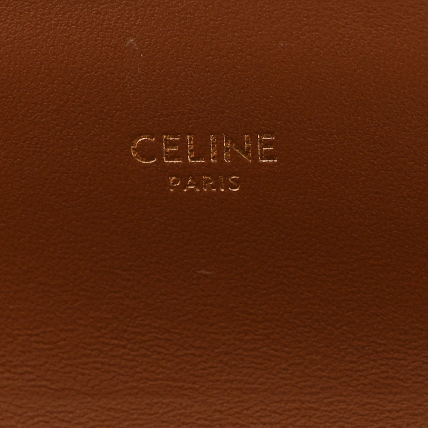 Triomphe Canvas Chain Shoulder Bag Tan