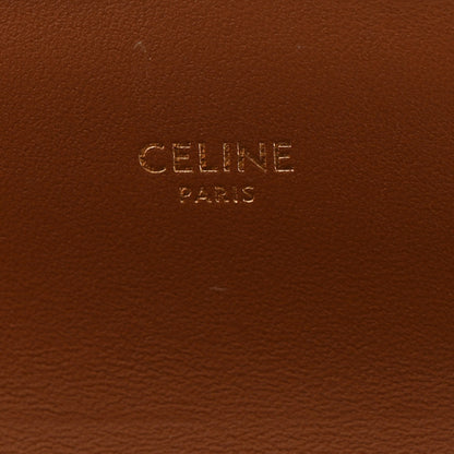 Celine Triomphe Canvas Chain Shoulder Bag Tan 6 of 10
