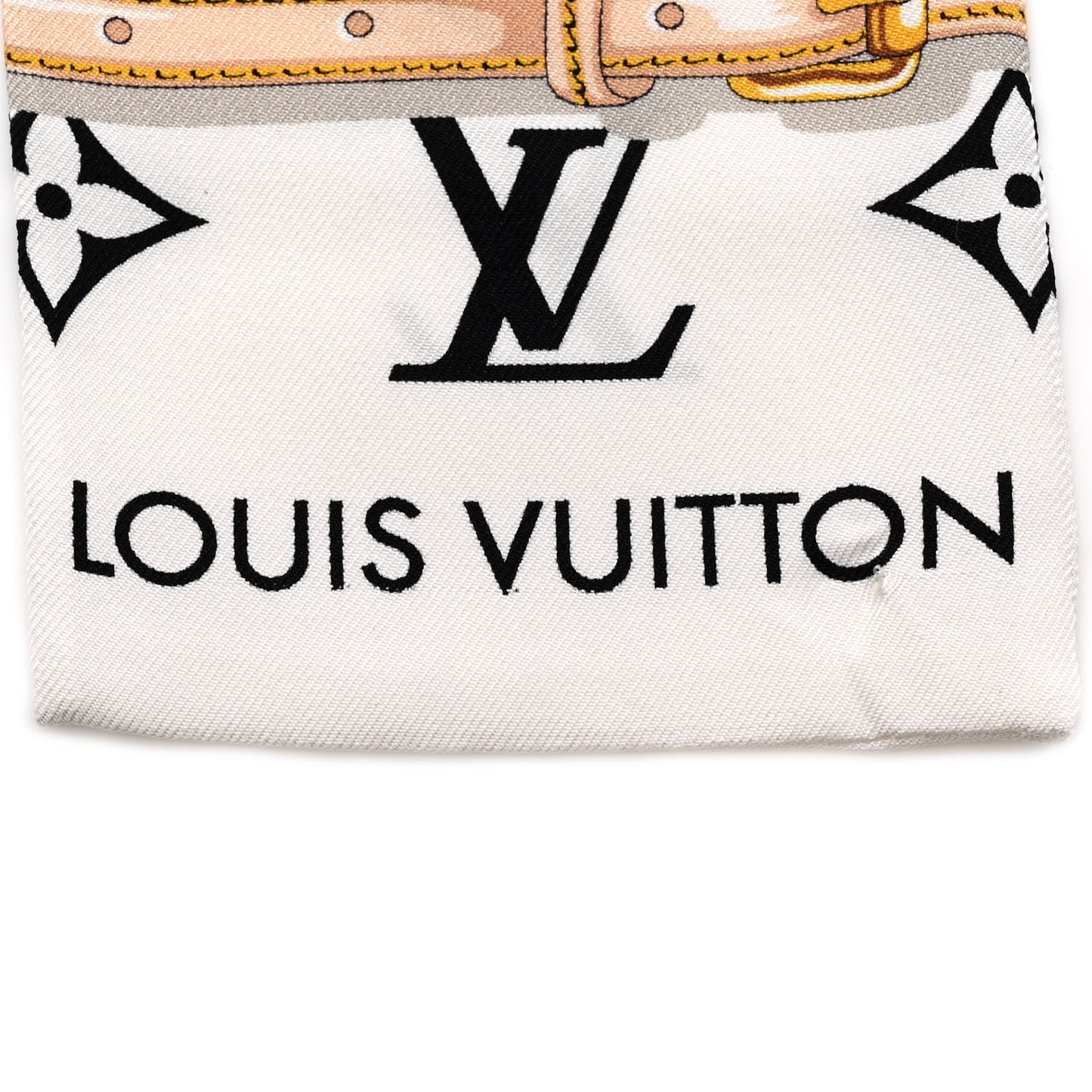 Silk Monogram Confidential Bandeau Black