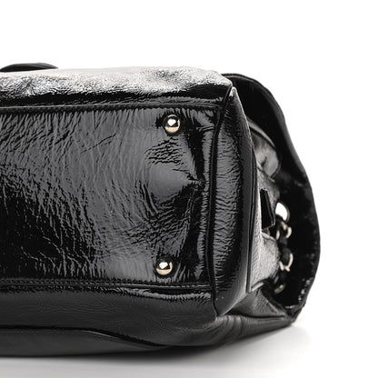 Chanel Patent Large Luxe Ligne Flap Black 10 of 10