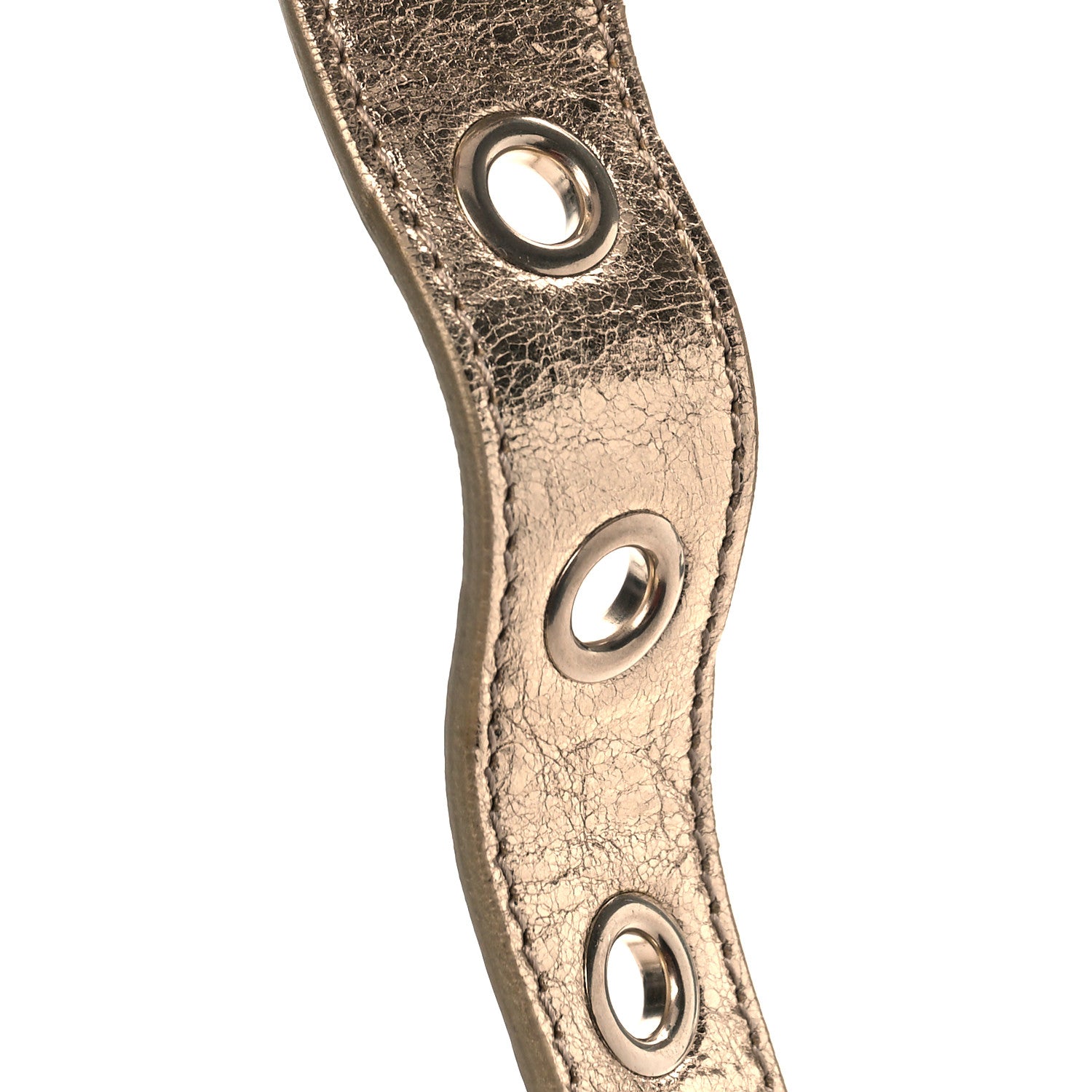 Balenciaga Metallic Agneau Arena Crystal Le Cagole Shoulder Bag XS Light Gold 11 of 12