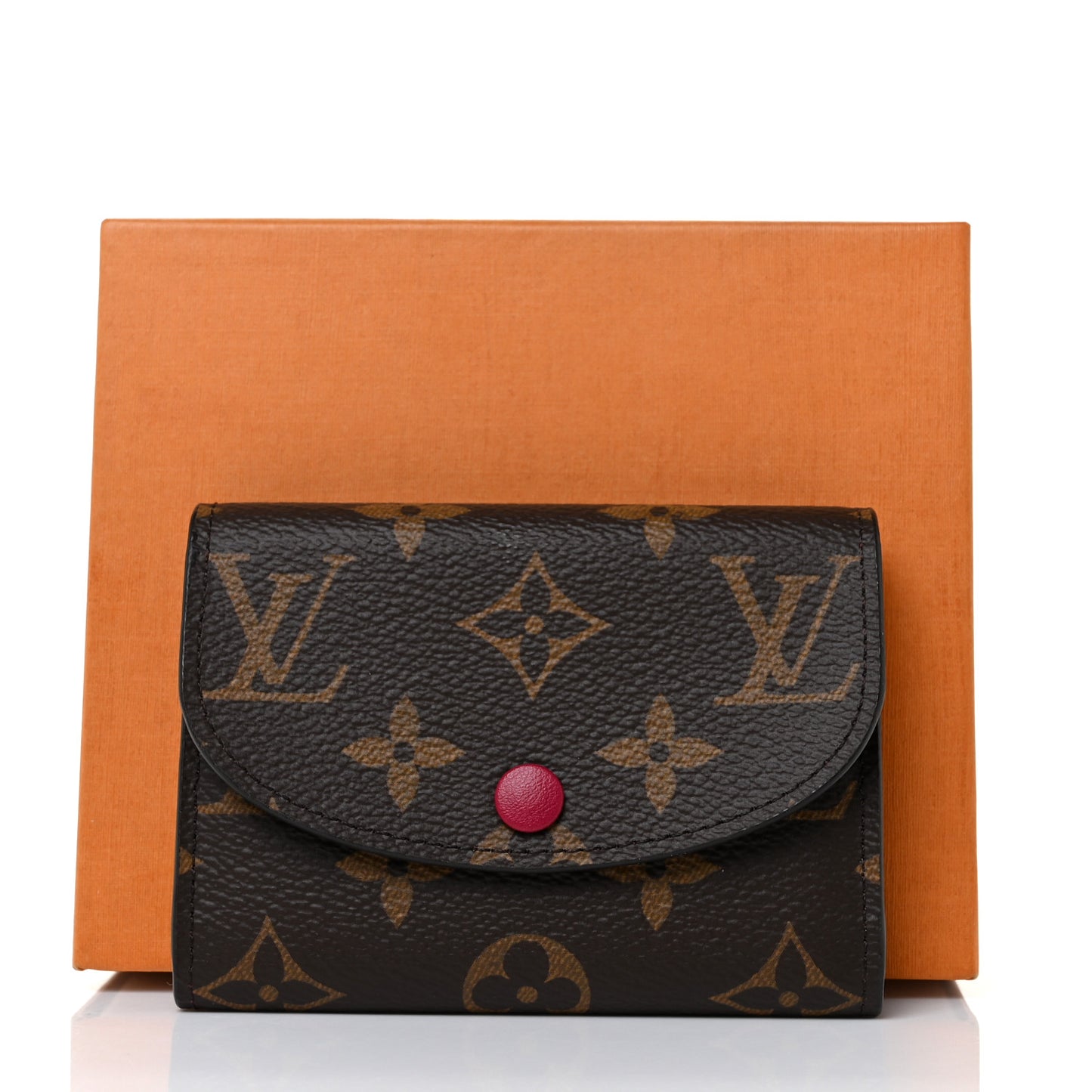 Monogram Rosalie Coin Purse Fuchsia
