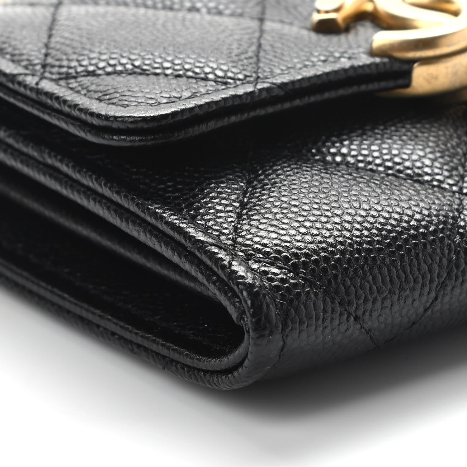 Chanel Caviar Quilted Bracelet On Chain Clutch Black 8 of 10