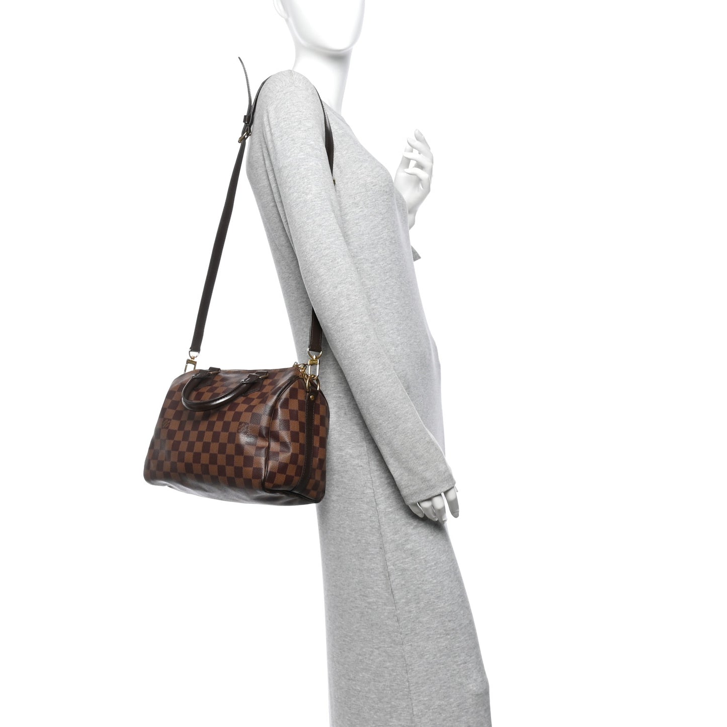 Damier Ebene Speedy Bandouliere 25