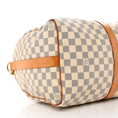 Louis Vuitton Damier Azur Keepall Bandouliere 45 8 of 13