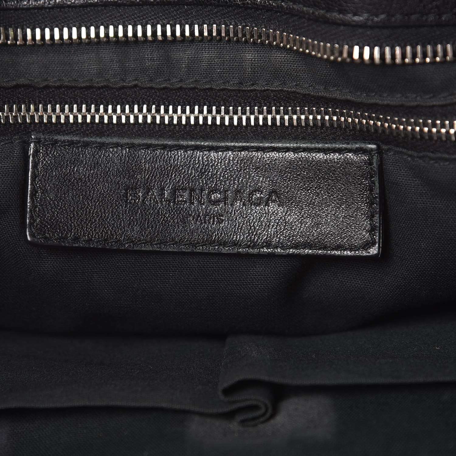 Balenciaga Chevre Silver Metallic Edge Hardware City Black 7 of 14