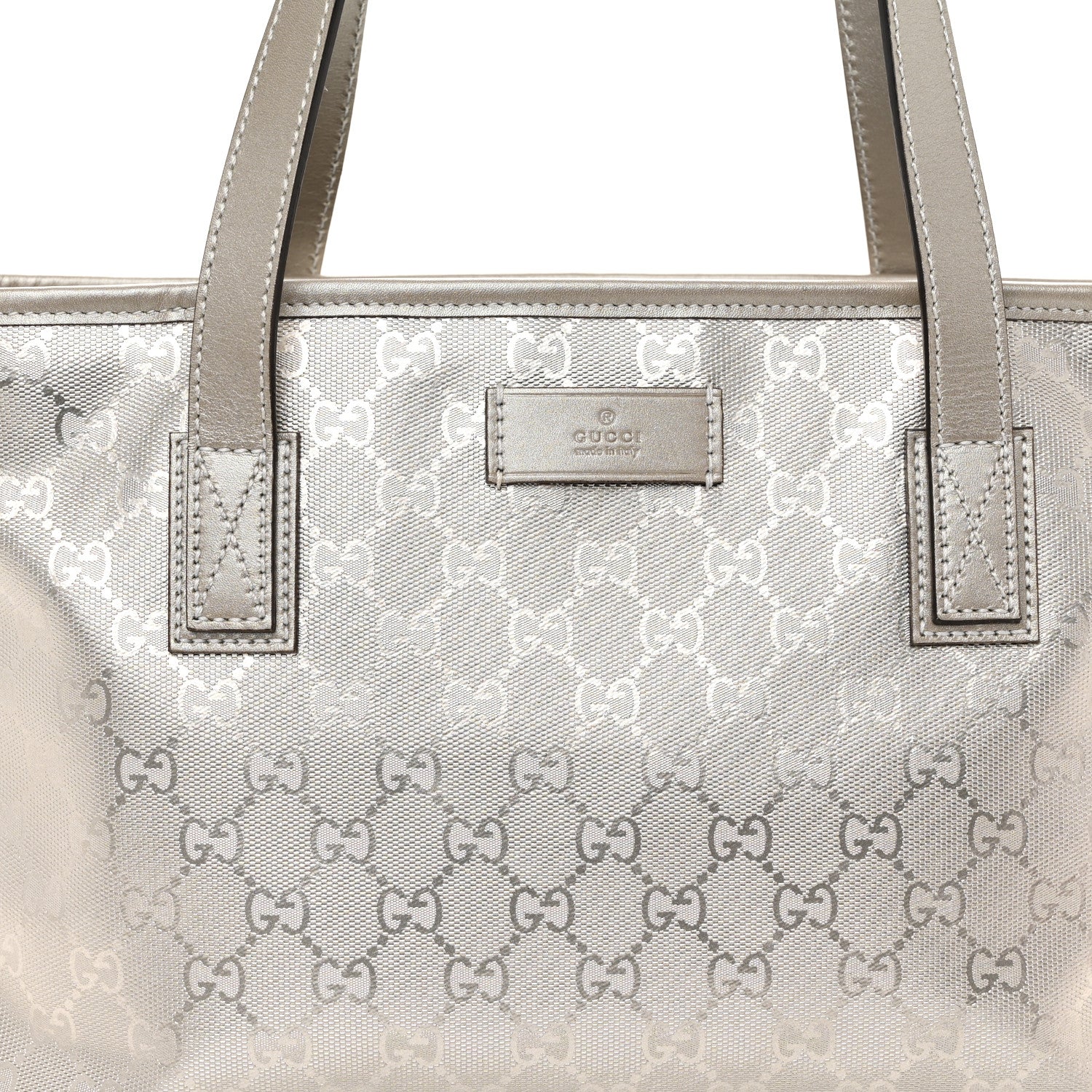Gucci Imprime Monogram Small Joy Tote Silver 8 of 10