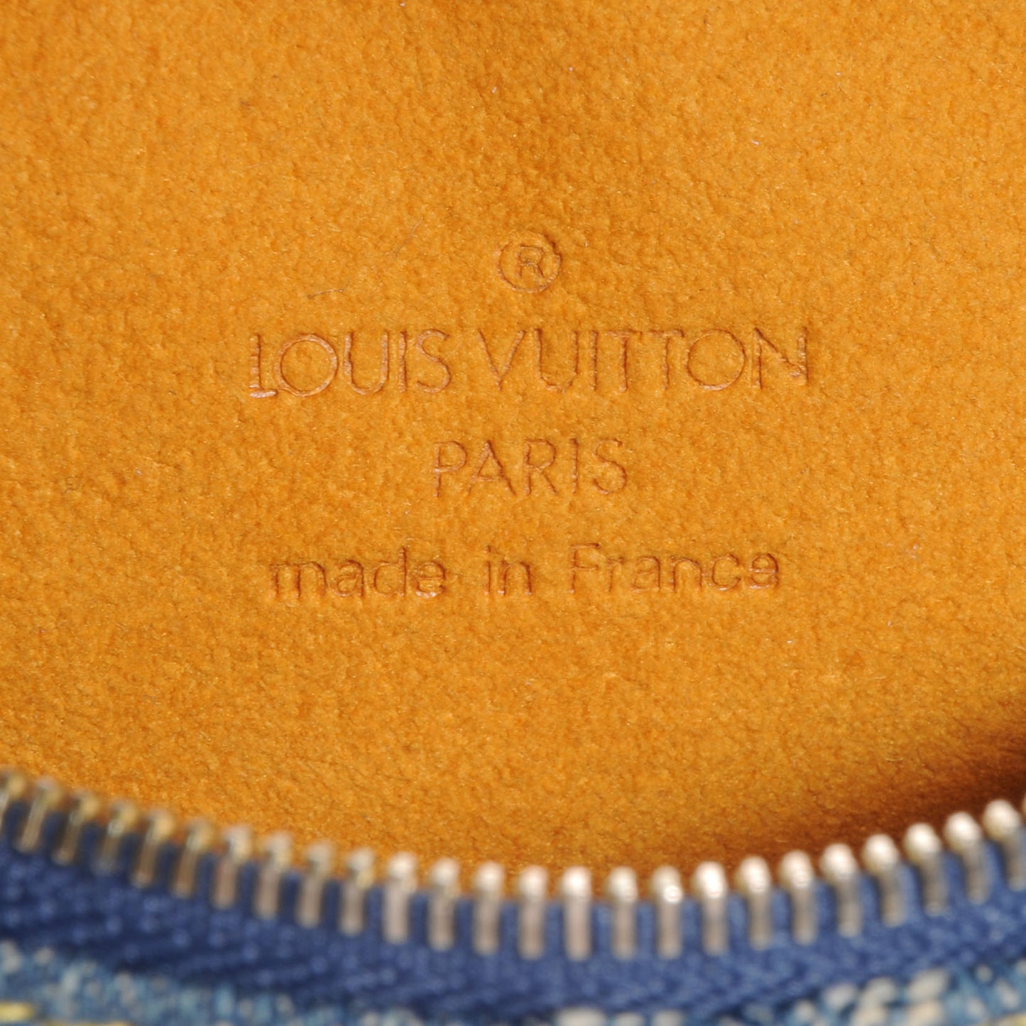 Denim Speedy GM Pochette Case