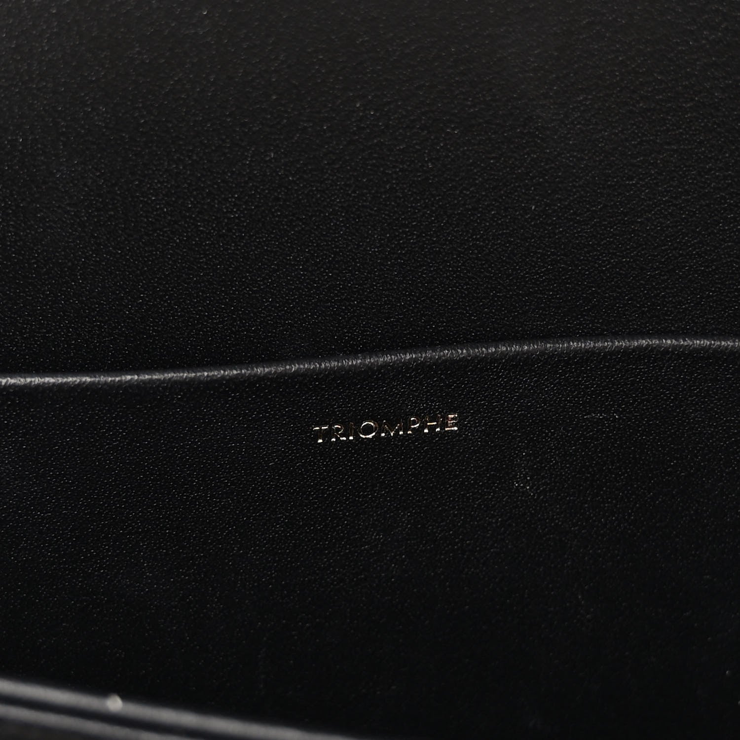 Celine Shiny Calfskin Medium Triomphe Black 8 of 14
