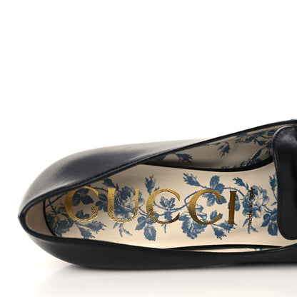 Gucci Malaga Kid GG Victoire 95mm Loafer Pumps 39.5 Black 7 of 8
