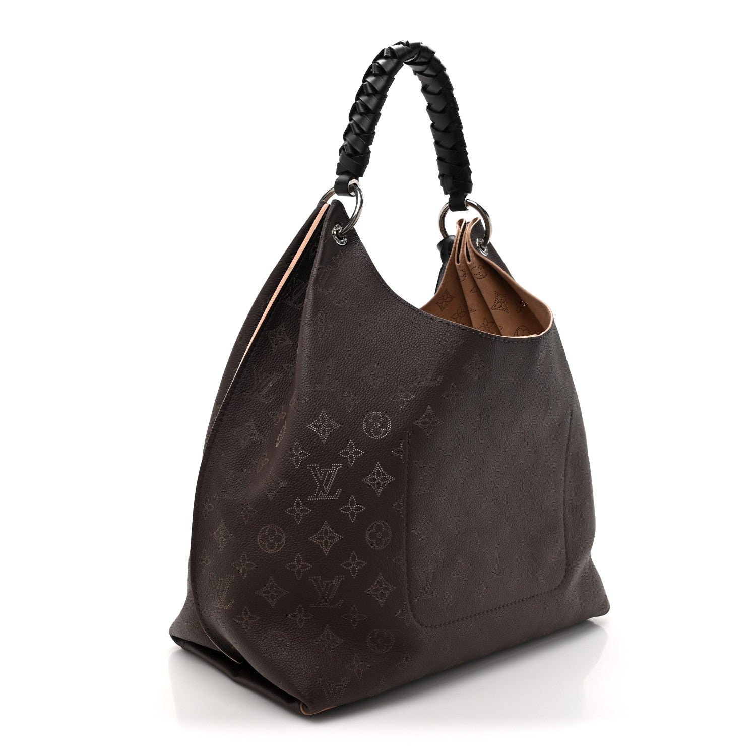 Louis Vuitton Mahina Carmel Hobo Chocolate 3 of 17