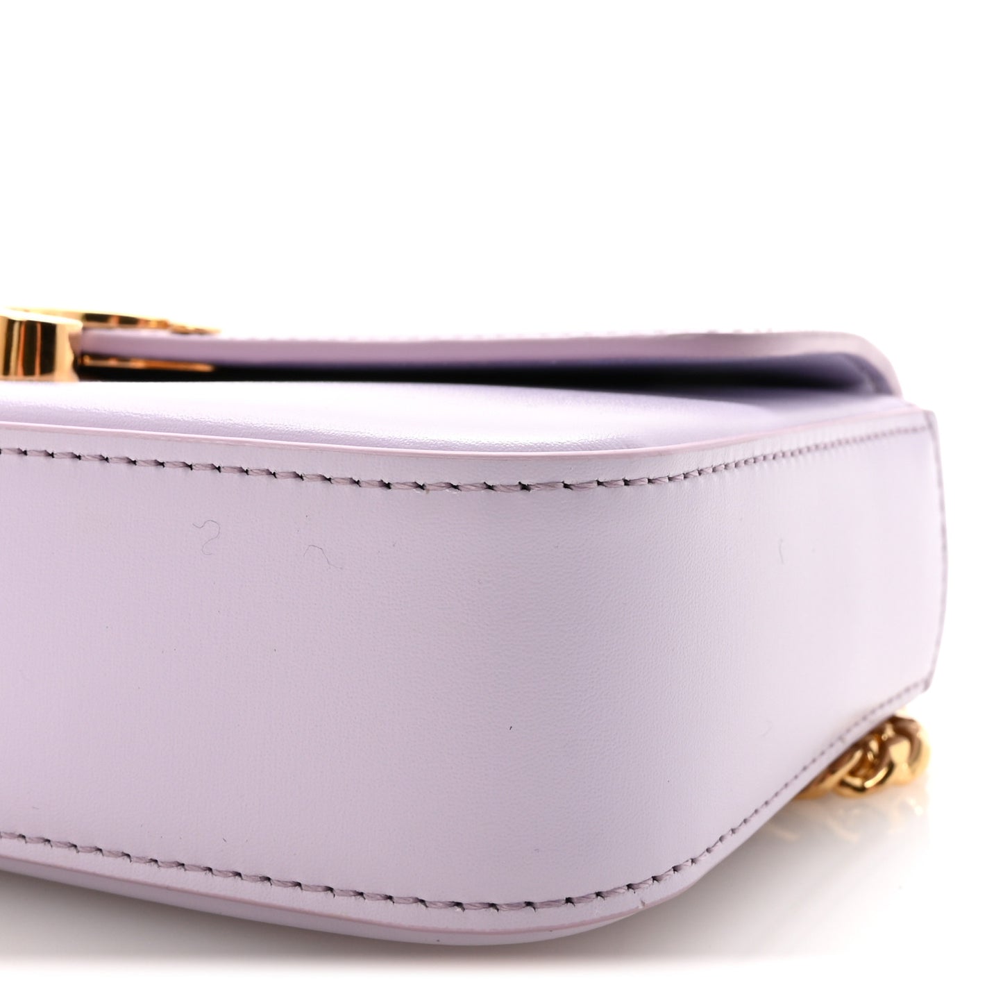 Shiny Calfskin Triomphe Chain Shoulder Bag Light Lavender