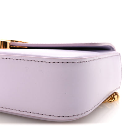 Celine Shiny Calfskin Triomphe Chain Shoulder Bag Light Lavender 10 of 11