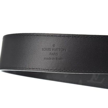 Louis Vuitton Calfskin Monogram Eclipse LV Montana Belt 100 40 4 of 7