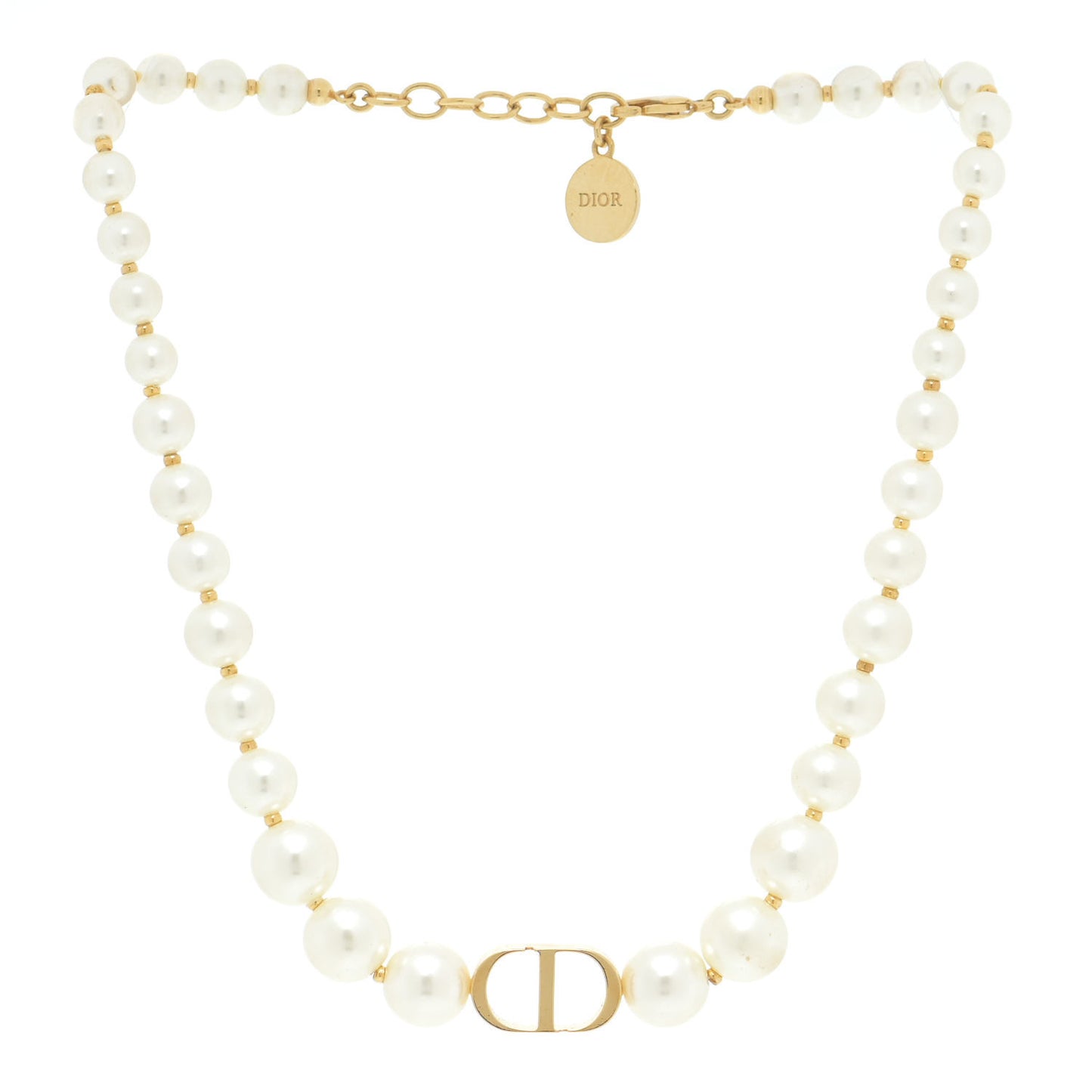 Pearl 30 Montaigne Choker Necklace Gold