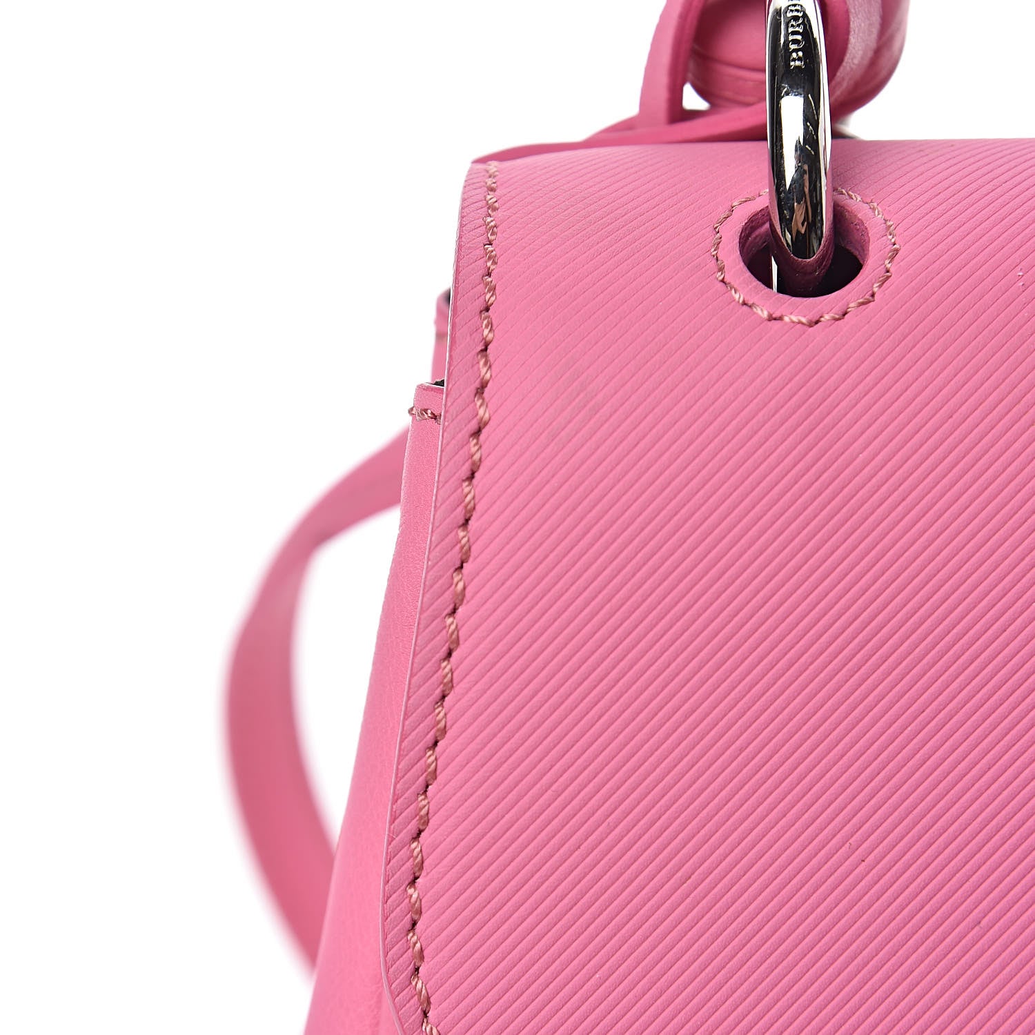 Burberry Trench Calfskin Small DK88 Top Handle Bag Rose Pink 8 of 20
