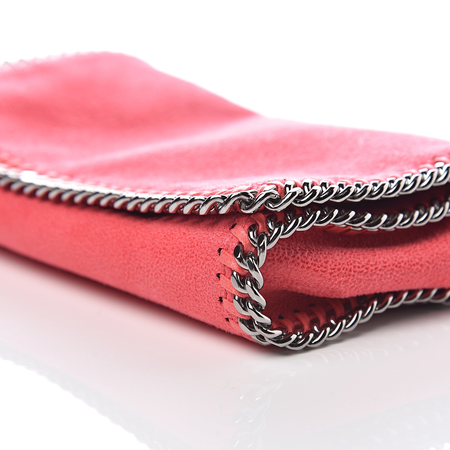 Stella McCartney Shaggy Deer Falabella Crossbody Bag Bright Coral 8 of 9