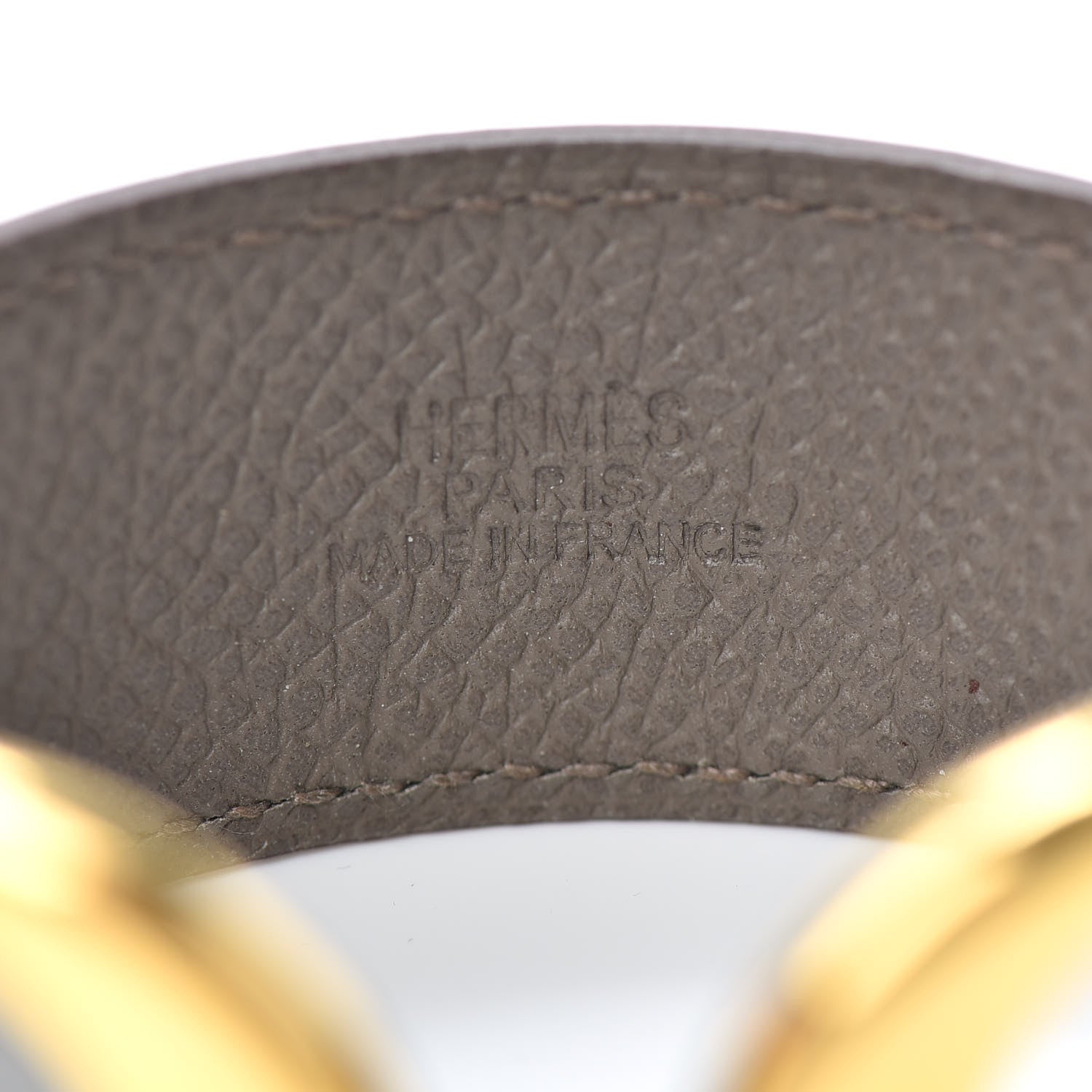 Hermes Epsom Pavane Cuff M Etain 4 of 5