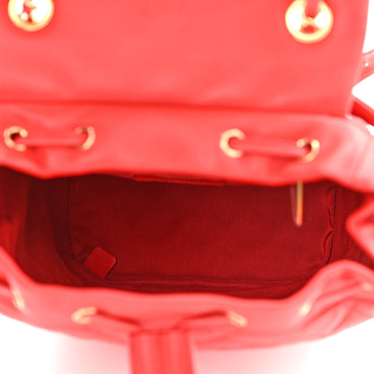Chanel Calfskin Quilted Small Urban Spirit Backpack Red 5 of 11