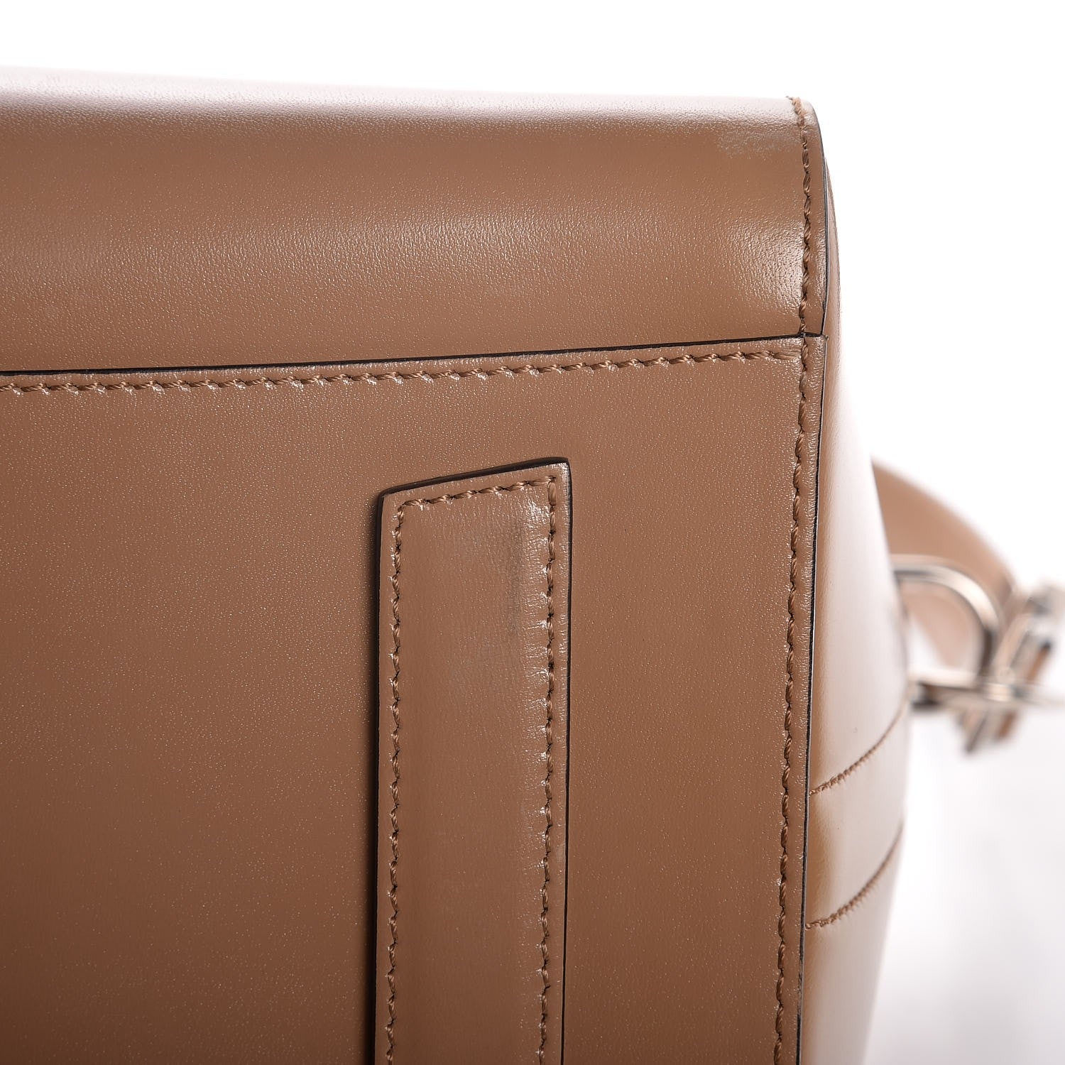 Givenchy Shiny Lord Calfskin Medium Antigona Dark Beige 11 of 12