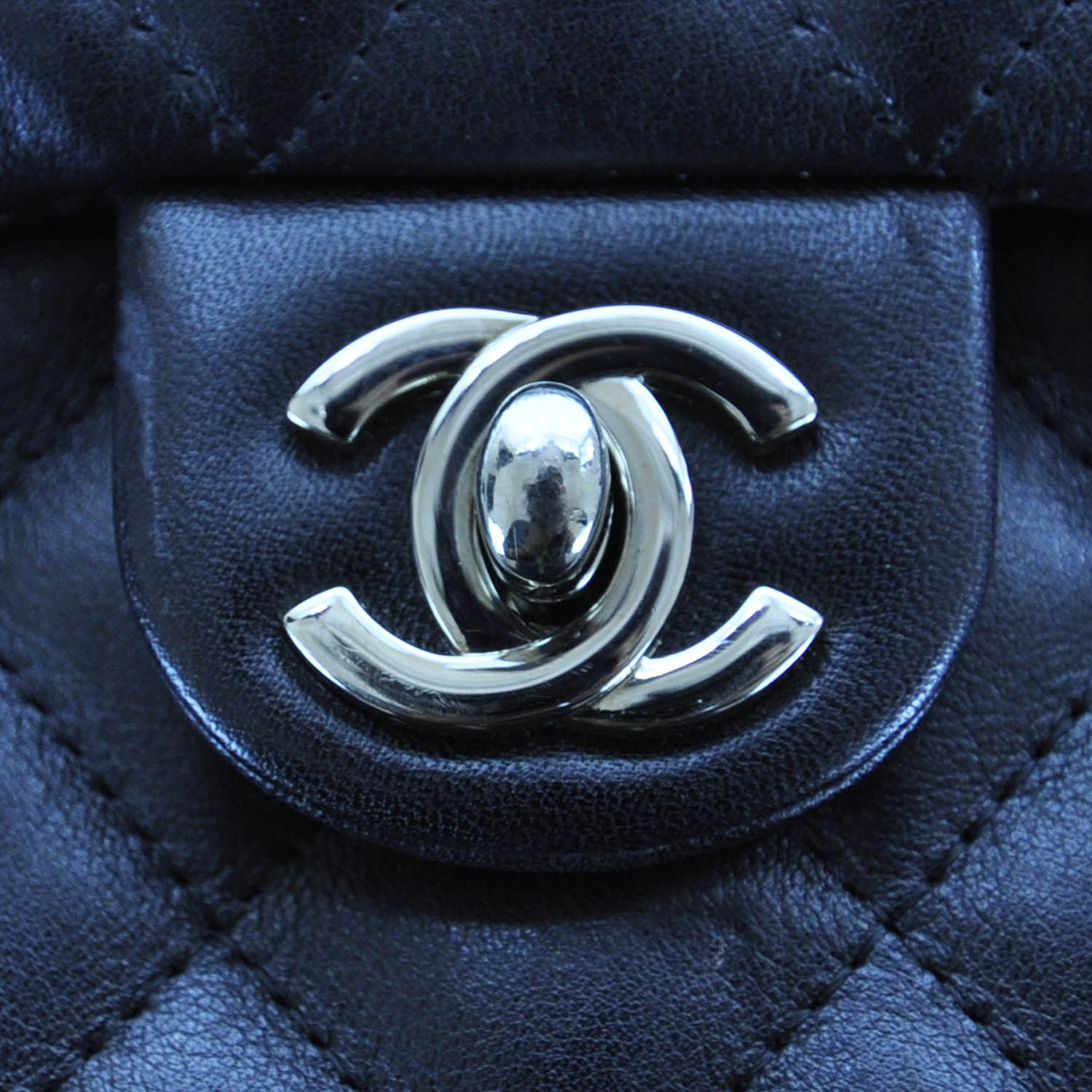 Chanel Calfskin Quilted Cambon Multipocket Shoulder Bag Black 10 of 12
