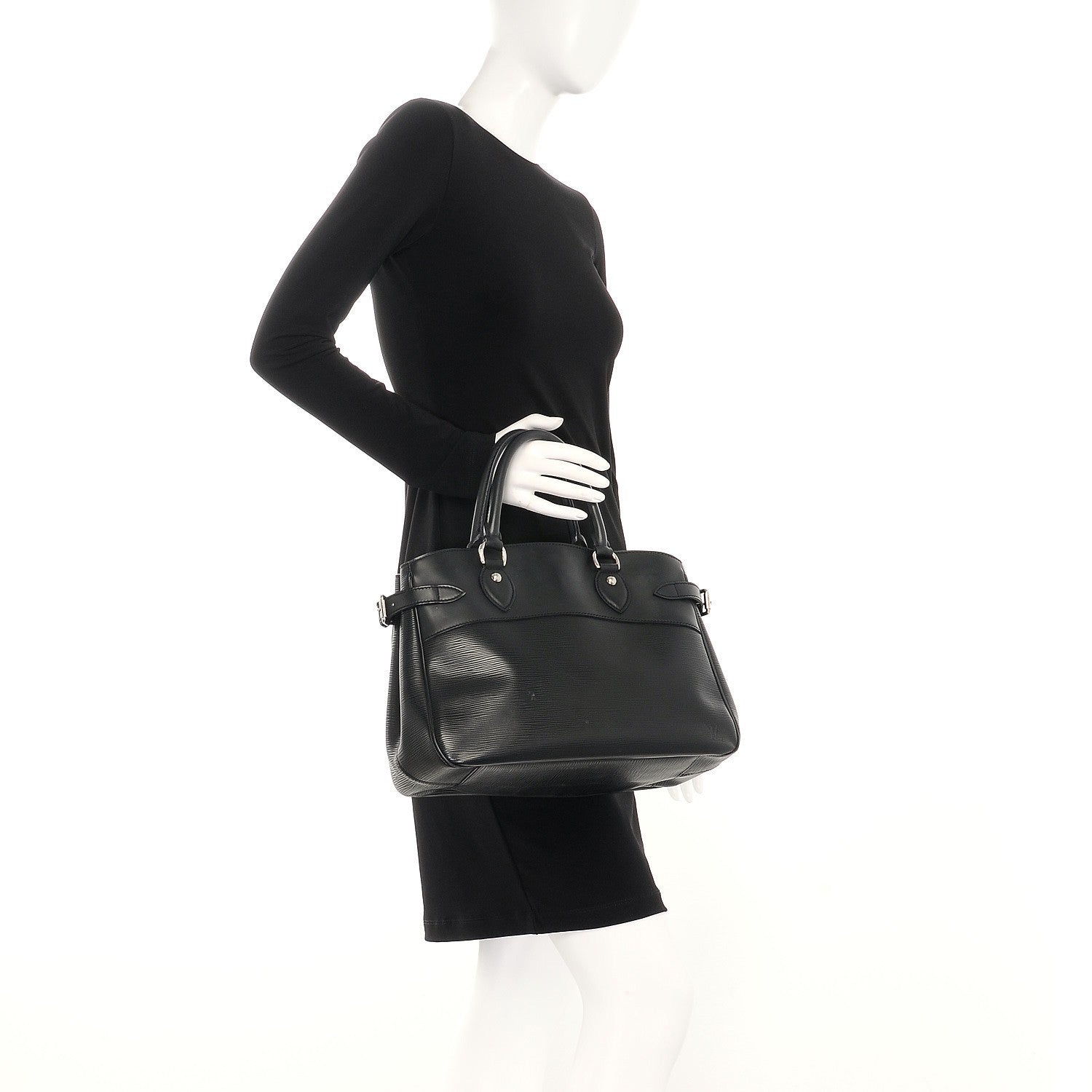 Louis Vuitton Epi Passy PM Black 2 of 12